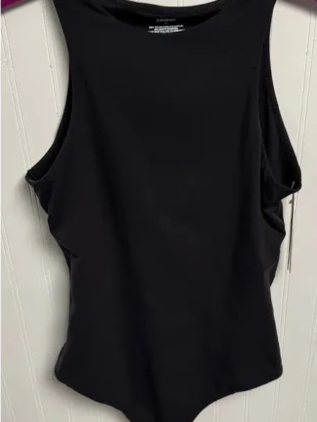 Skims Fits Everybody High Neck Black Bodysuit NWT Size Small Onyx - Image 3