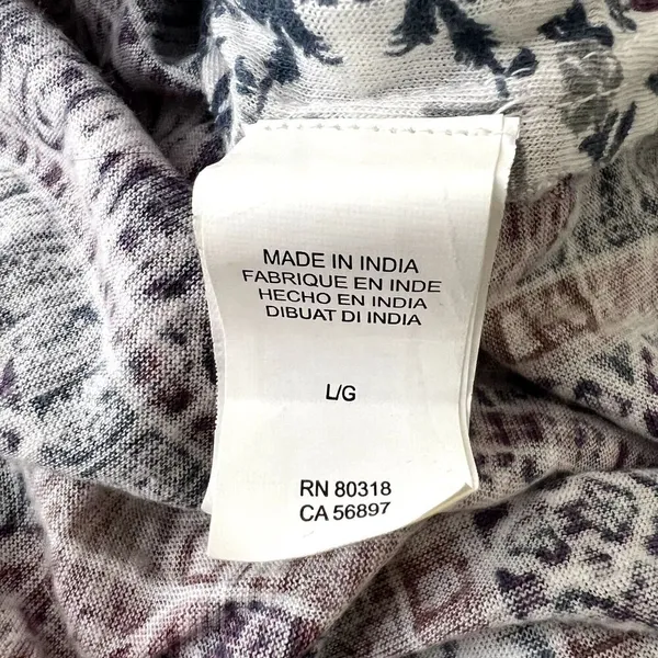Lucky Brand Tapestry Print Tunic Top - Image 8