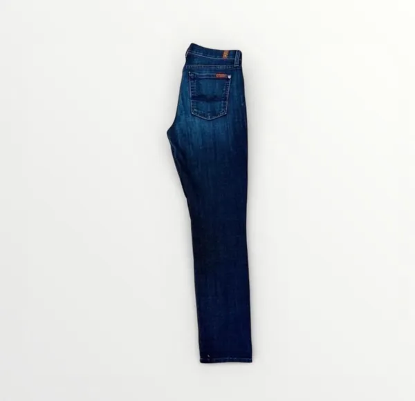 7 for All Mankind Josefina Skinny Boyfriend Jeans, Size 24, MSRP $208 - Image 3