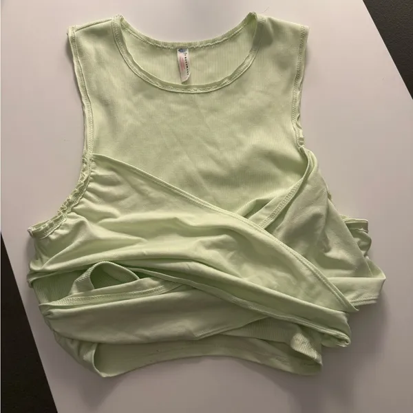 FP Movement by Free People Light Green Crop Top - Image 3