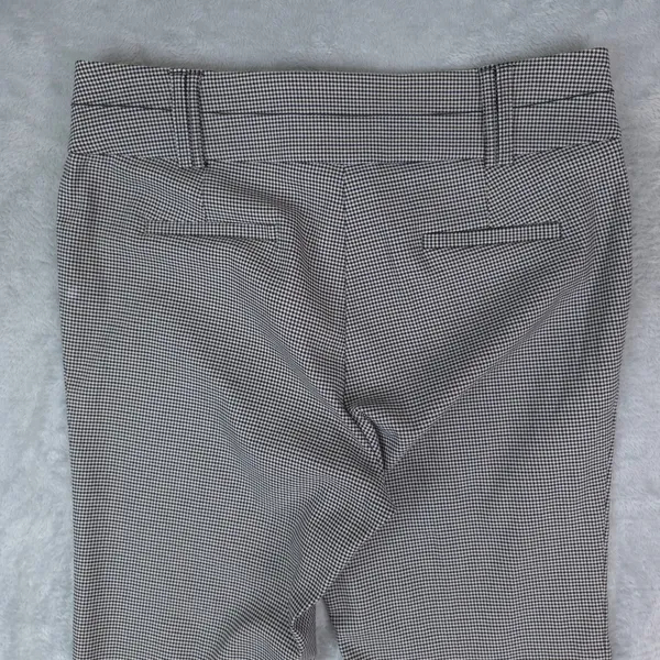 SOHO Apparel Ltd Houndstooth Dress Pants Women 8 Black White Straight Stretch - Image 4