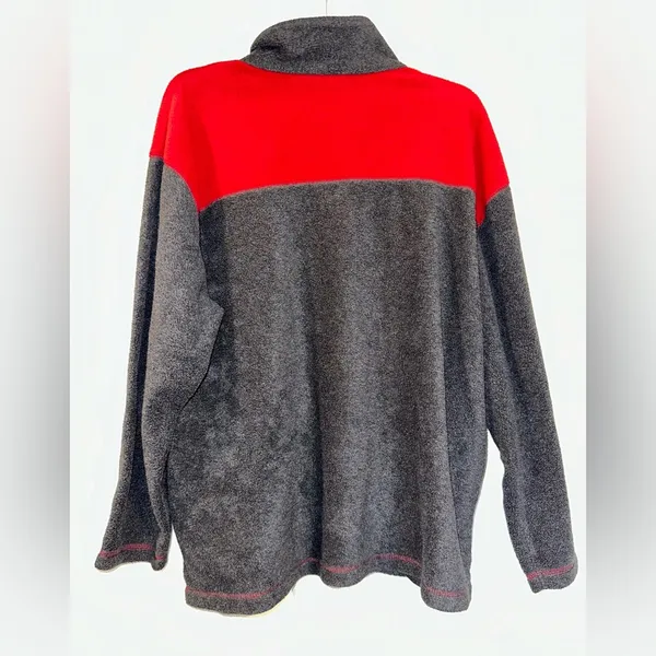 Disney Vtg 90s/y2k Pooh Tigger quarter zip fleece top Sz Large - Image 2