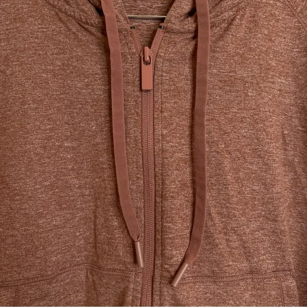 Yogalicious Lux Athletic Jacket Women’s size XL zip up hood pockets thumb holes - Image 7
