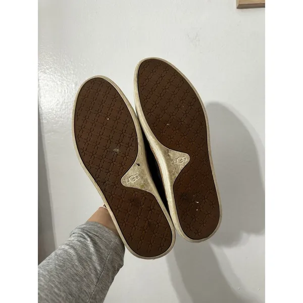 UGG Women’s Sammy Chevron Slip On Dark Grey Sz 8.5 Knit Comfortable Casual - Image 6