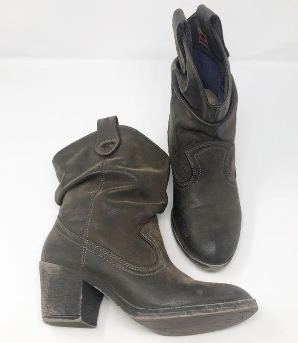 Vintage Rocket Dog Womens Boots Size 7 Y2K Western Country Cowgirl Rodeo Event - Image 9