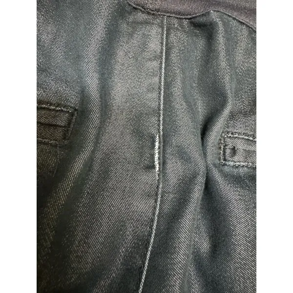 Liz Lange Maternity Womens Shorts Sz L Dark‎ Blue Chambray Soft Lightweight - Image 5