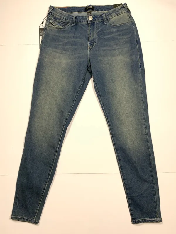 True Religion Jennie Curvy Jeans Women Mid Rise Super Skinny Blue NWT Denim 31 - Image 2