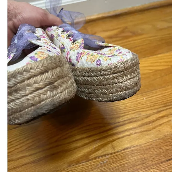 LoveShackFancy x Superga Platform Espadrilles Sz. 41.5 (US 10) - Image 8