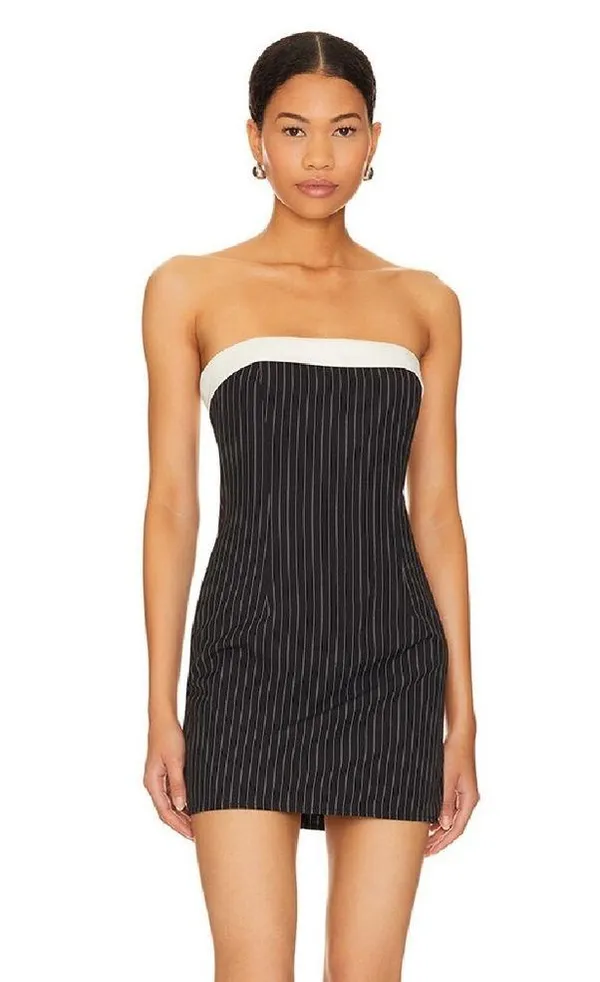 NWT Superdown Tate strapless mini dress, size L - Image 2