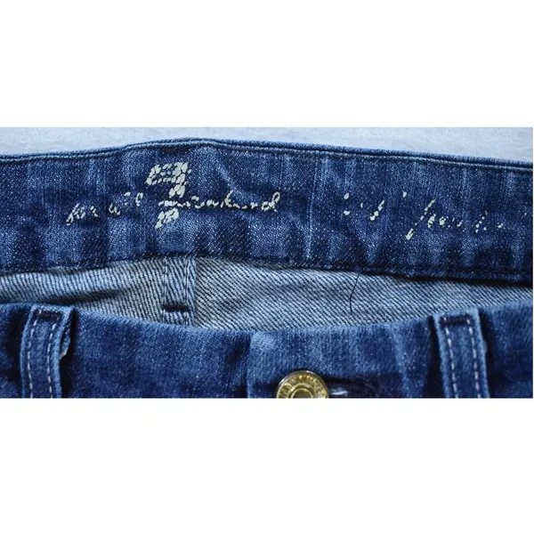 7 For All Mankind A-Pocket Bootcut Jeans Blue Medium Wash U130055U-055U Size 27 - Image 3