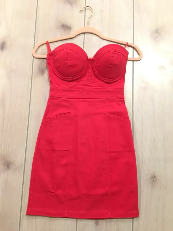 RUNAWAY THE LABEL Denim Mini Dress - Image 4