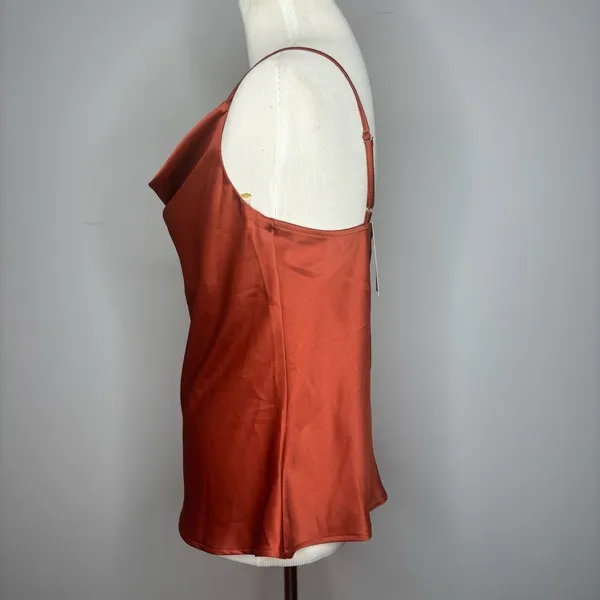 Blush- Rust Cowl Neck Cami - Image 5