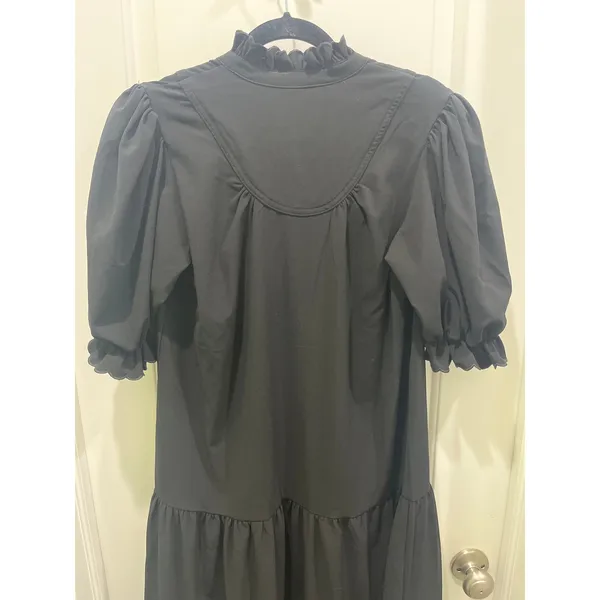 Tuckernuck Pomander Place Black Selena High Neck Maxi Dress Sz M - Image 11