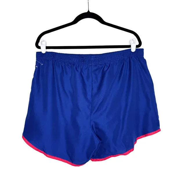 Just Be Free Texas Athletic Running Shorts Size XL Blue Red Activewear Athletic - Image 6