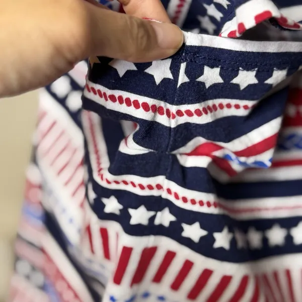 Alfred Dunner Patriotic Americana Top XL Red White Blue Nautical 4th Of July GUC - Image 11