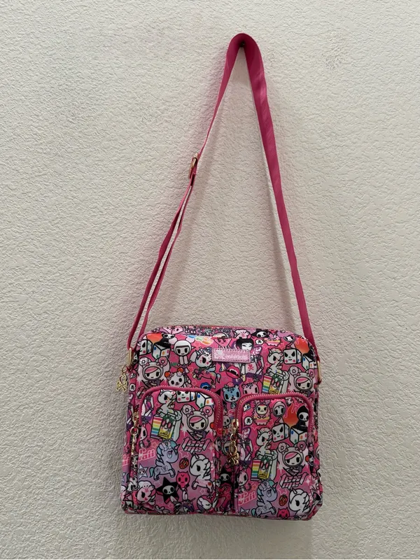 TOKIDOKI Y2Kawaii Double Pocket Super Kawaii Crossbody Bag - Image 10