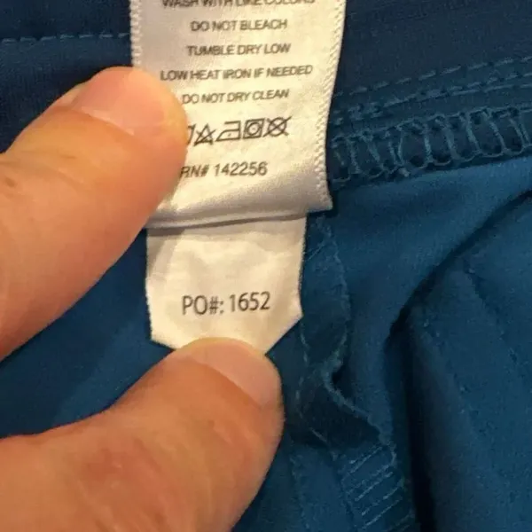 Figs scrub pants size small petite alps blue - Image 3