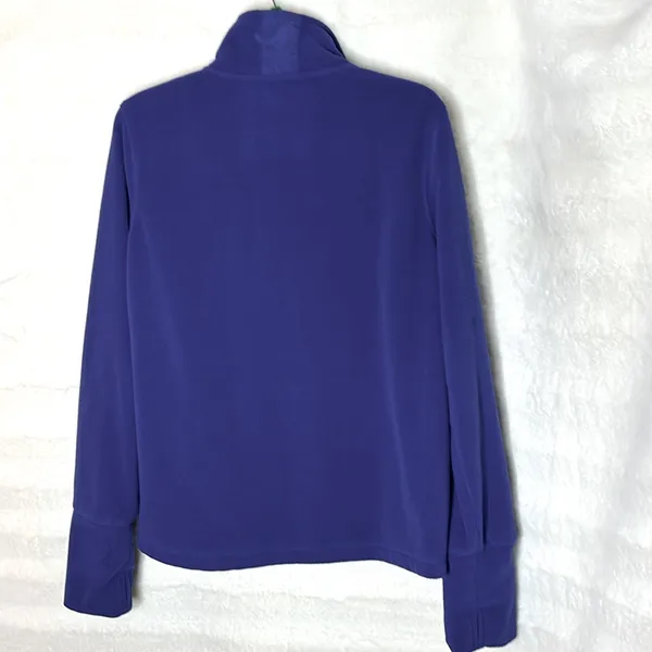 Calvin Klein Performance Womens Fleece Zippered Jacket Size XL. Purble - Image 7
