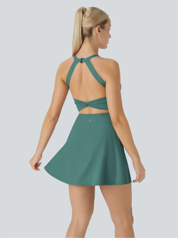Halara SoftlyZero™Airy Backless Twisted Cool Touch Dance Active Dress-Easy peezy - Image 3