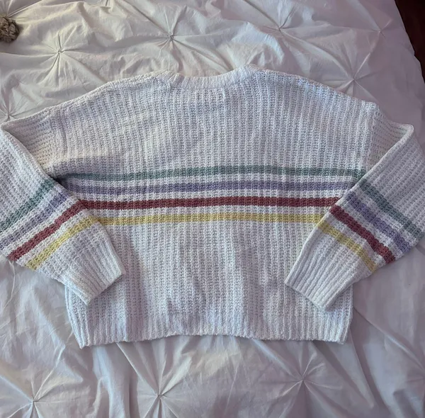Hollister Striped Sweater - Image 2