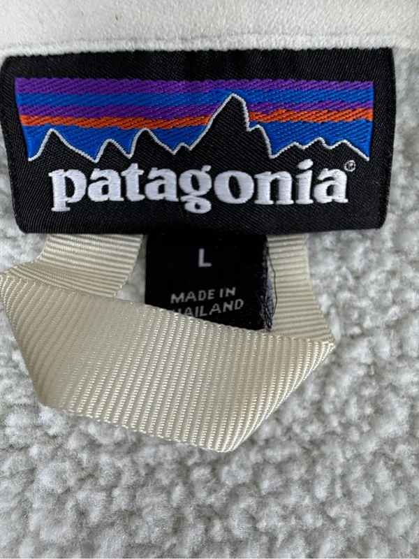 Patagonia Better Sweater 1/4 Zip Fleece Pullover Cream L Outdoor Gorpcore - Image 3
