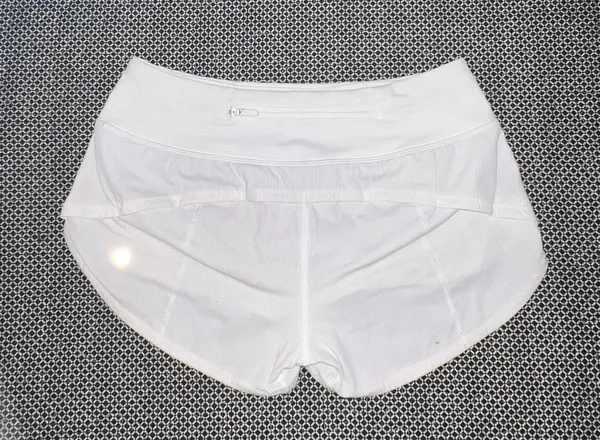 Speed Up Low-Rise Lined Short 2.5” in White - Image 2