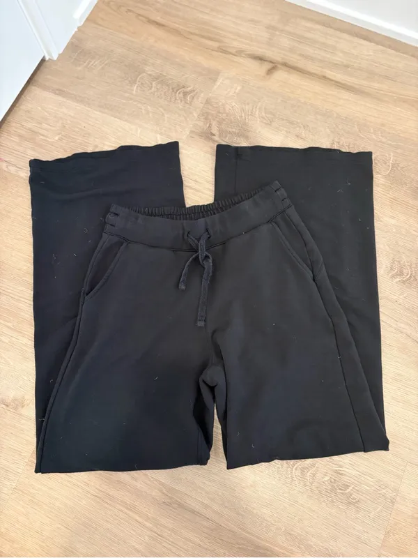 Quince Super Soft Fleece Wide Leg Pants Size XS - Image 2