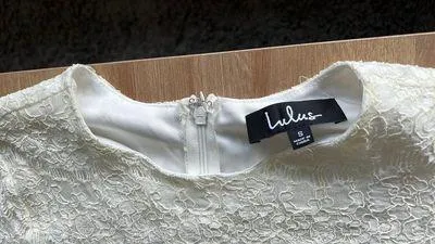 Lulus white lace dress - Image 4