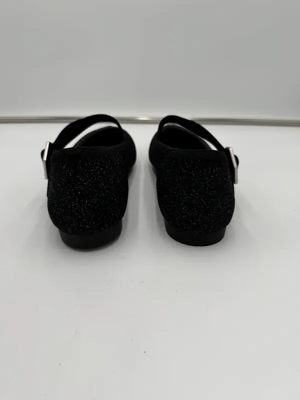 VIVAIA Black Shimmer Pointed Toe Mary Jane Flats Women’s Size 41.5 - Image 5