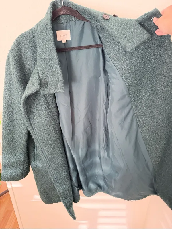 Loft Funnel Neck Coat Sz L - Image 8