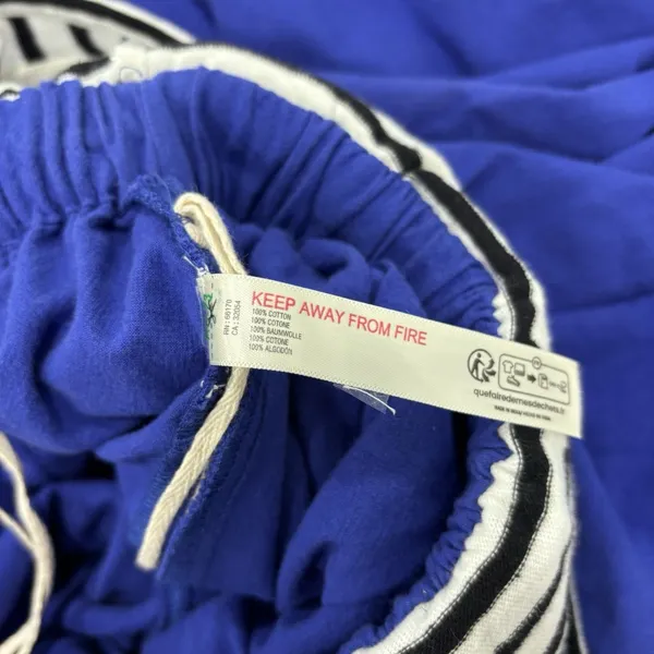 Free People Jumpsuit Womens Size Small Le Plage Blue White Black Stripe NWT - Image 9