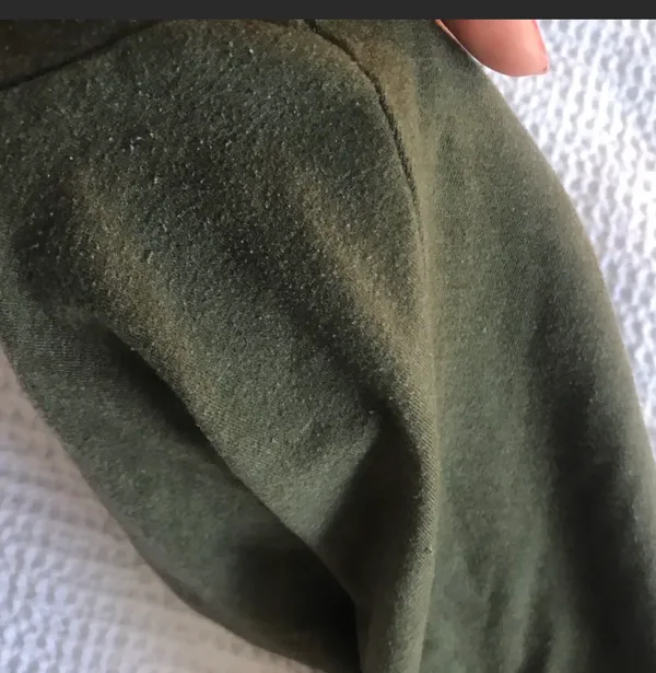 high waisted lace up army green olive leggings - Image 4