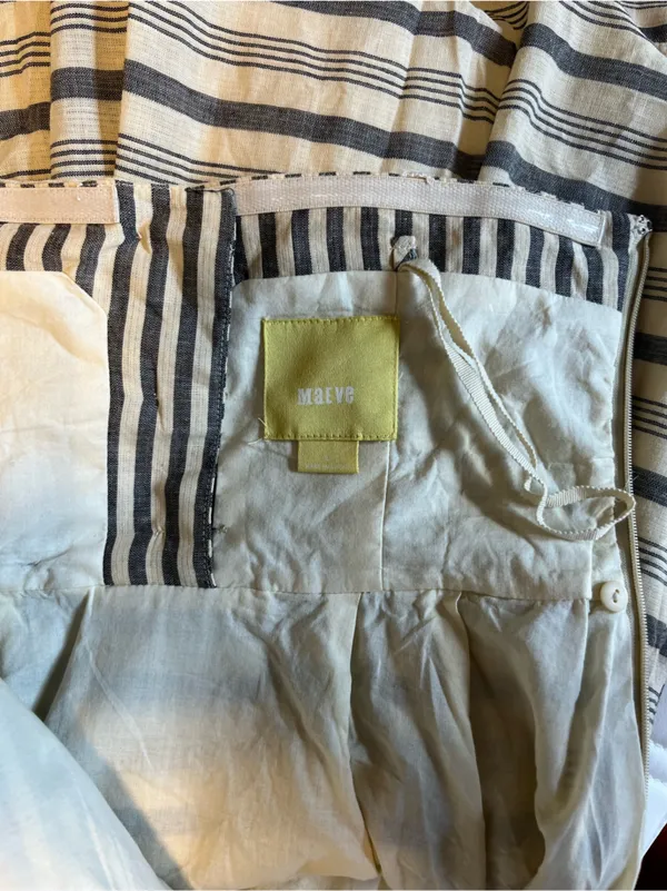 Maeve by Anthropolgie Women’s Changing Stripes Strapless Dress Size 4 - Image 10