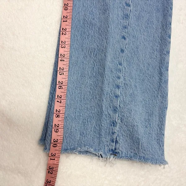 Abercrombie & Fitch High Rise The 90s Light Blue Jeans Curve love‎ Size 27 /4R - Image 11