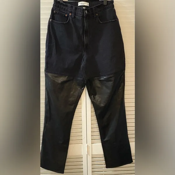 Abercrombie & fitch Women's Black Jeans‎ - Image 4
