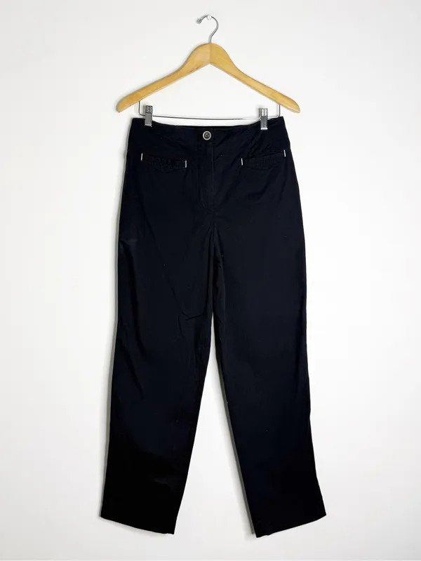 Maeve Anthropologie Slim Ankle Chino Pants Very Dark Navy Size 8 - Image 6