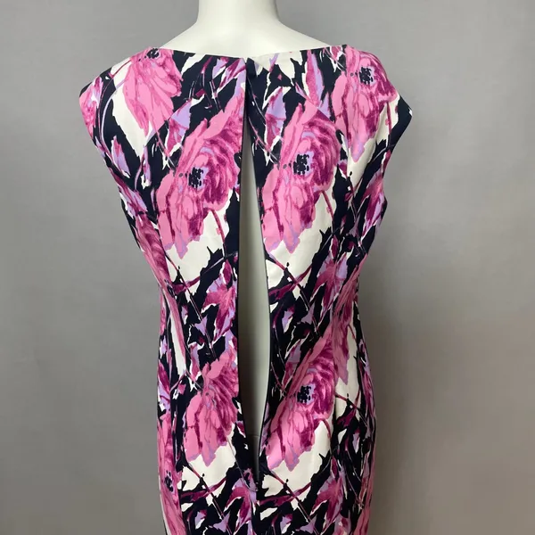 Talbots Sheath Dress Floral Print Size 4 Colorful Professional Office Garden - Image 10