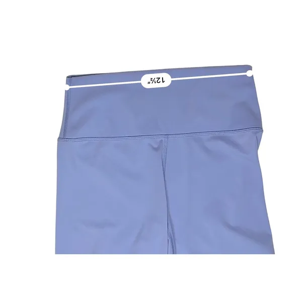 CRZ Yoga Blue Butterbreeze Biker Shorts SMALL 6" Inseam Fast Drying High Waisted - Image 7