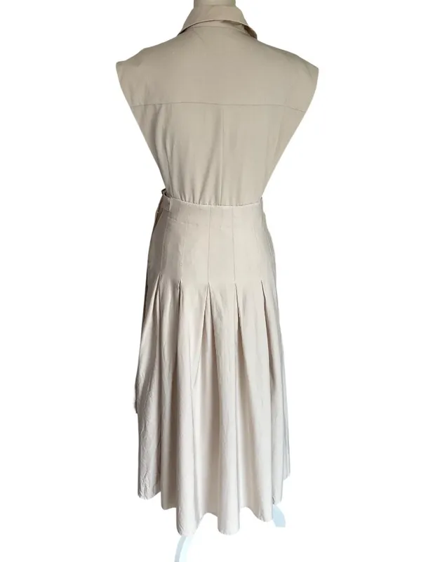 En Saison Quince Midi Shirt Dress in ecru Medium New Womens dresses - Image 9