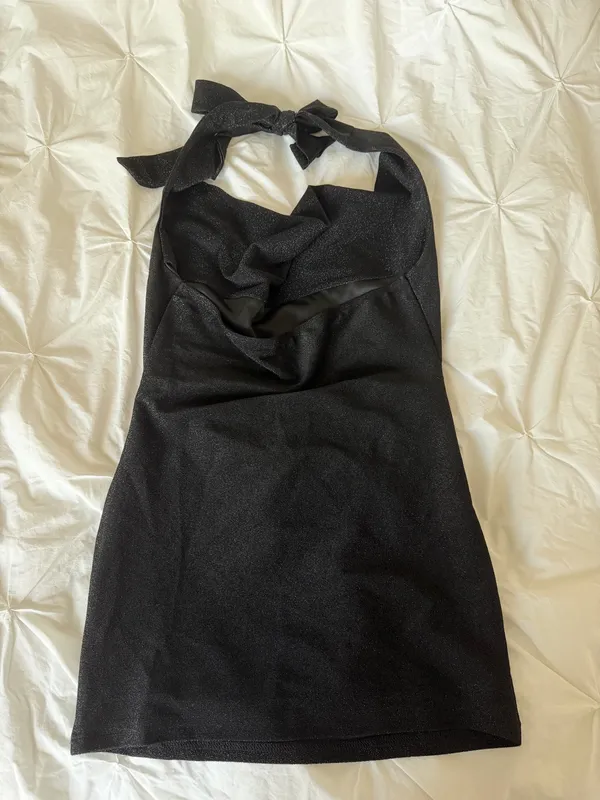 Black Mini Dress Princess Polly - Image 3