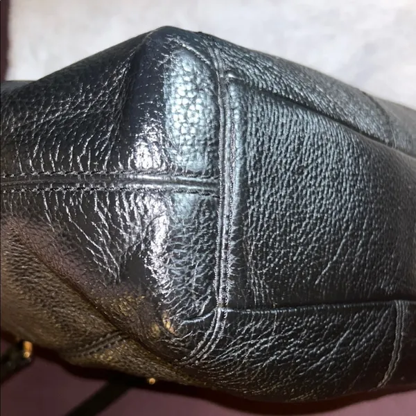 Coach Lexy Black Pebbled Leather Shoulder Bag - Image 11