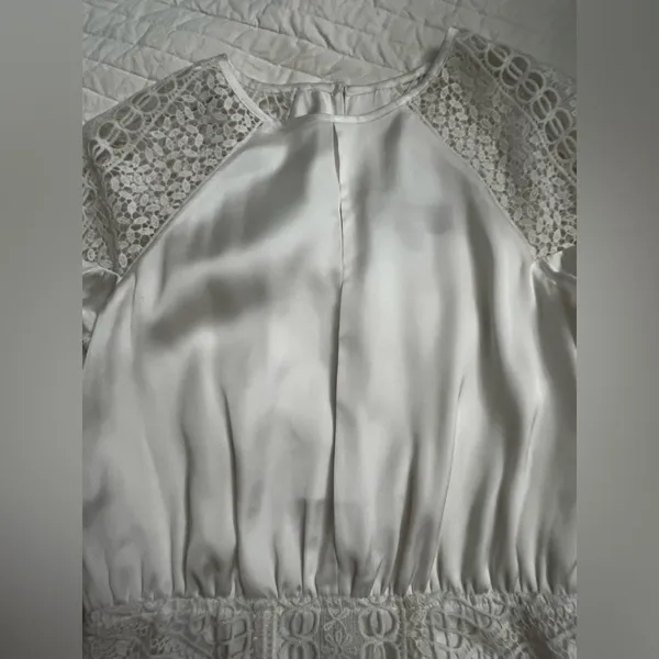 Revolve x Michael Costello Shandy white mini dress - Image 5