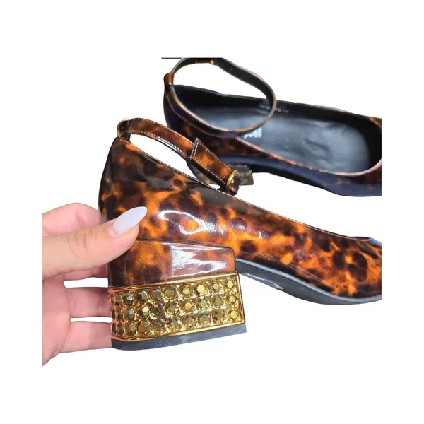 Jeffrey Campbell‎ Blaire Ankle Strap Leopard Print Heels Size: 6 - Image 3