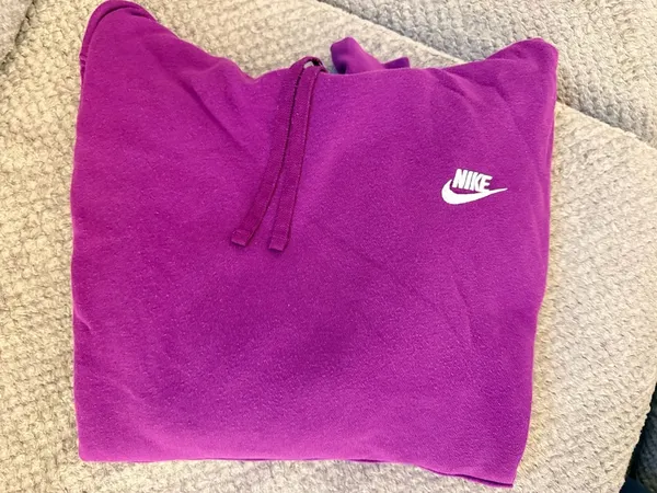 Nike Sportswear Club Fleece Pullover Hoodie Purple - Image 4