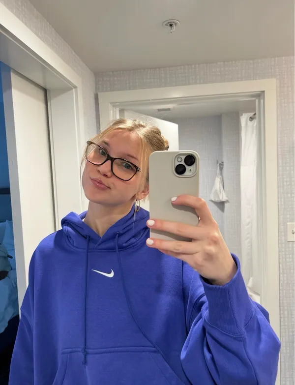 Purple Nike Hoodie - Image 2