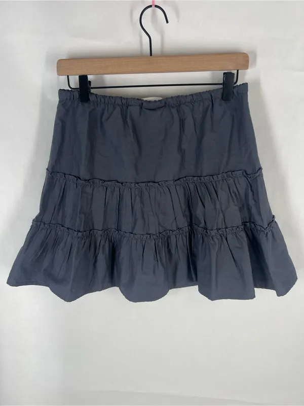 Aritzia Sunday Best Macaron Tiered Mini Skirt Vintage Navy XS NWT - Image 8