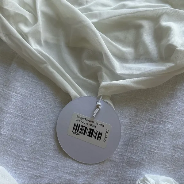 NWT Princess Polly Midnight Romance White Top - Image 3