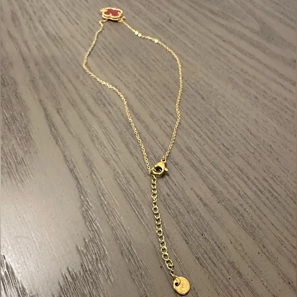 NWOT Red Clover Necklace - Image 3