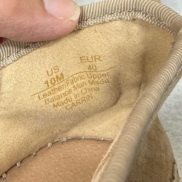 Sam Edelman Khloe Tan Suede Espadrille‎ Platform Slip On Flats 10M - Image 9
