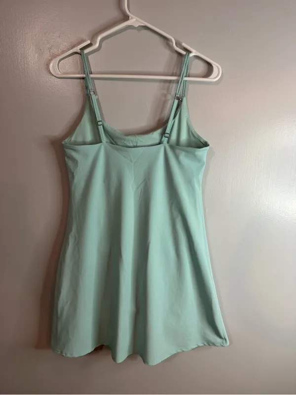 Abercrombie & Fitch Spaghetti Straps Mint Green Mini Dress Size Small - Image 2